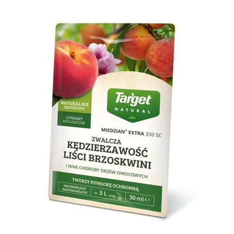 Miedzian Extra 350SC Kędzierzawość liści brzoskwini, parch jabłoni 30ml 